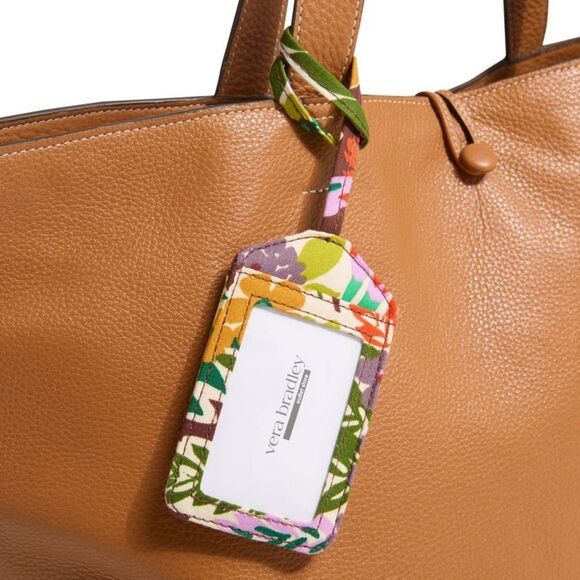 New Vera Bradley Evening Garden Luggage Tag in Cotton - Picture 2 of 2